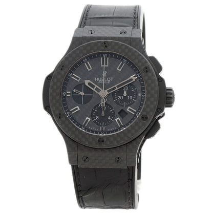 HUBLOT big bang all black carbon Watches 301.QX.1740.GR carbon/Rubber mens