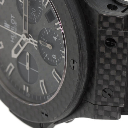 HUBLOT big bang all black carbon Watches 301.QX.1740.GR carbon/Rubber mens