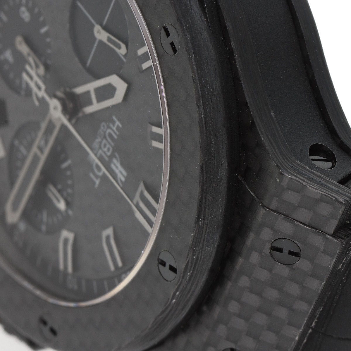 HUBLOT big bang all black carbon Watches 301.QX.1740.GR carbon/Rubber mens