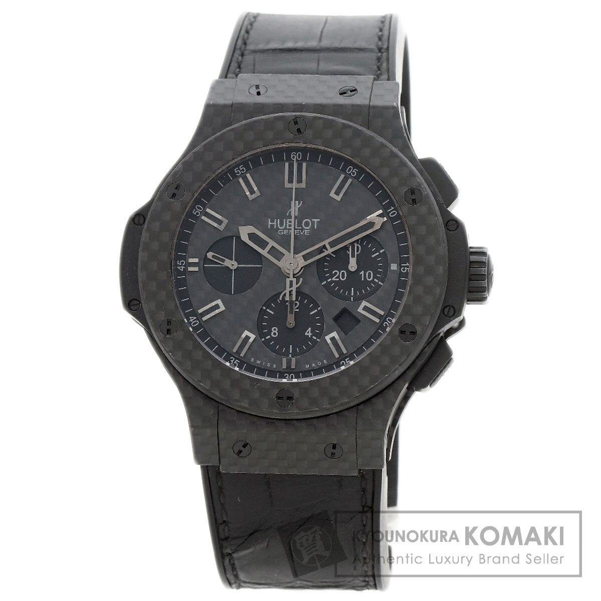 HUBLOT big bang all black carbon Watches 301.QX.1740.GR carbon/Rubber mens