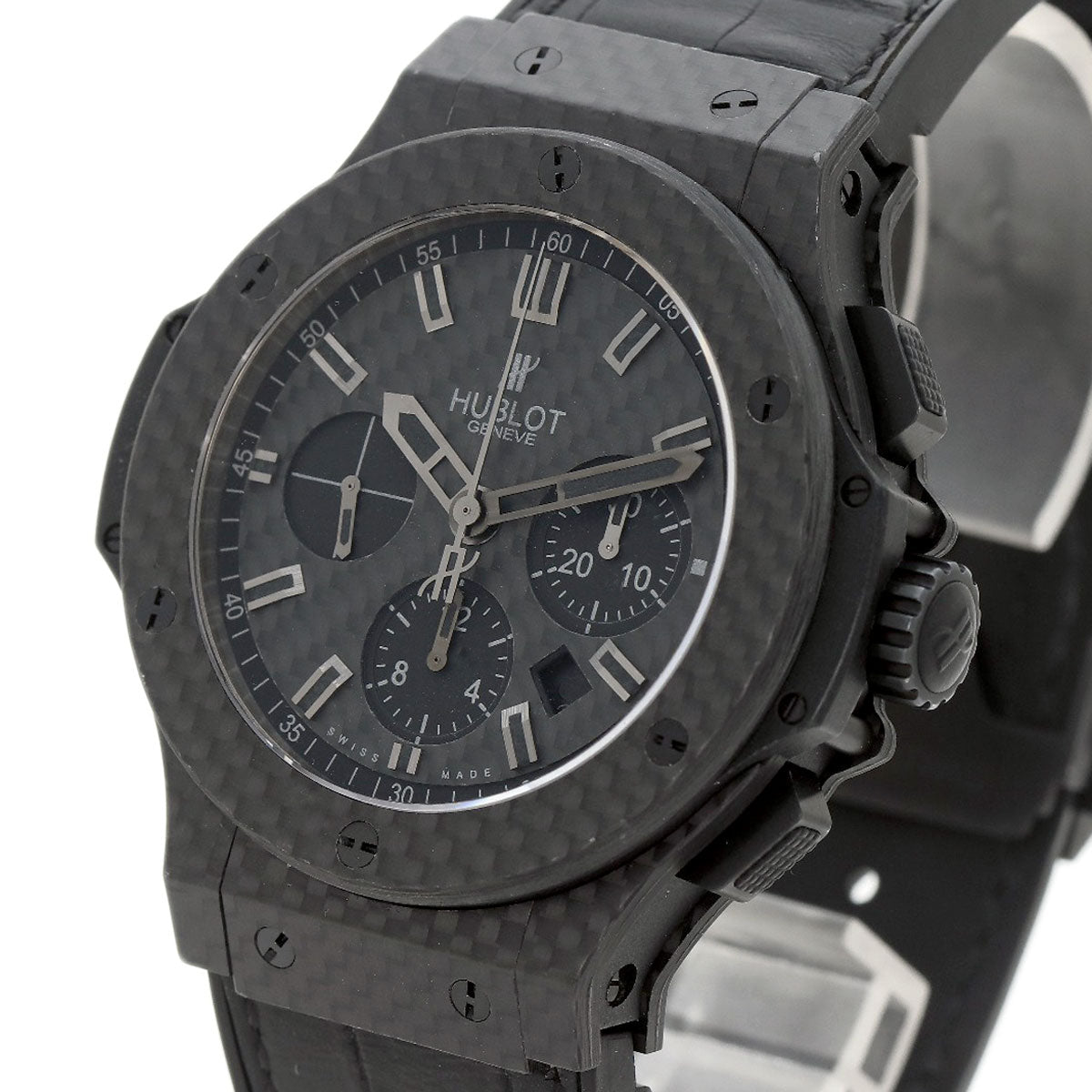 HUBLOT big bang all black carbon Watches 301.QX.1740.GR carbon/Rubber mens