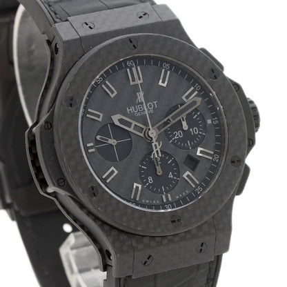 HUBLOT big bang all black carbon Watches 301.QX.1740.GR carbon/Rubber mens