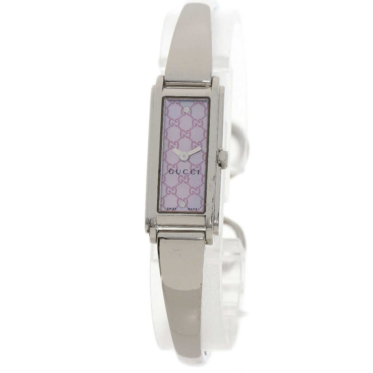 GUCCI Square face GG dial Watches 109 Stainless Steel/Stainless Steel Ladies