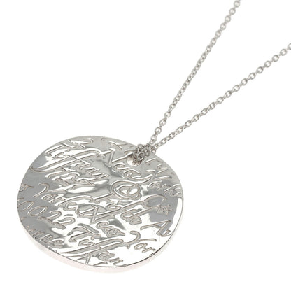 TIFFANY&Co.   Necklace Notes Round Ginza 2008 Silver Ladies