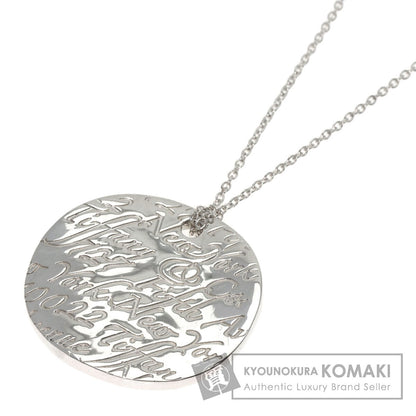 TIFFANY&Co.   Necklace Notes Round Ginza 2008 Silver Ladies