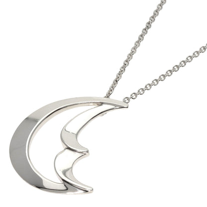 TIFFANY&Co.   Necklace Crescent moon Silver Ladies