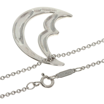 TIFFANY&Co.   Necklace Crescent moon Silver Ladies