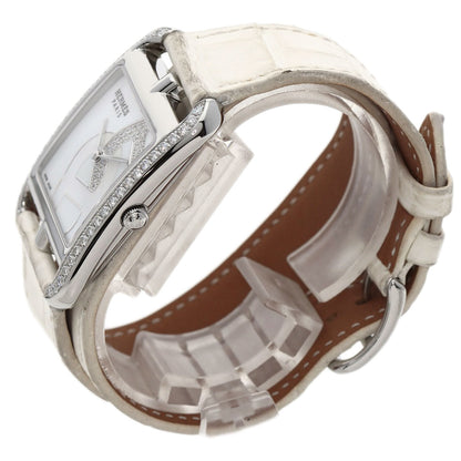 HERMES Cape Cod Shane Dunkle Watches CC3.730 Stainless Steel/Leather Ladies