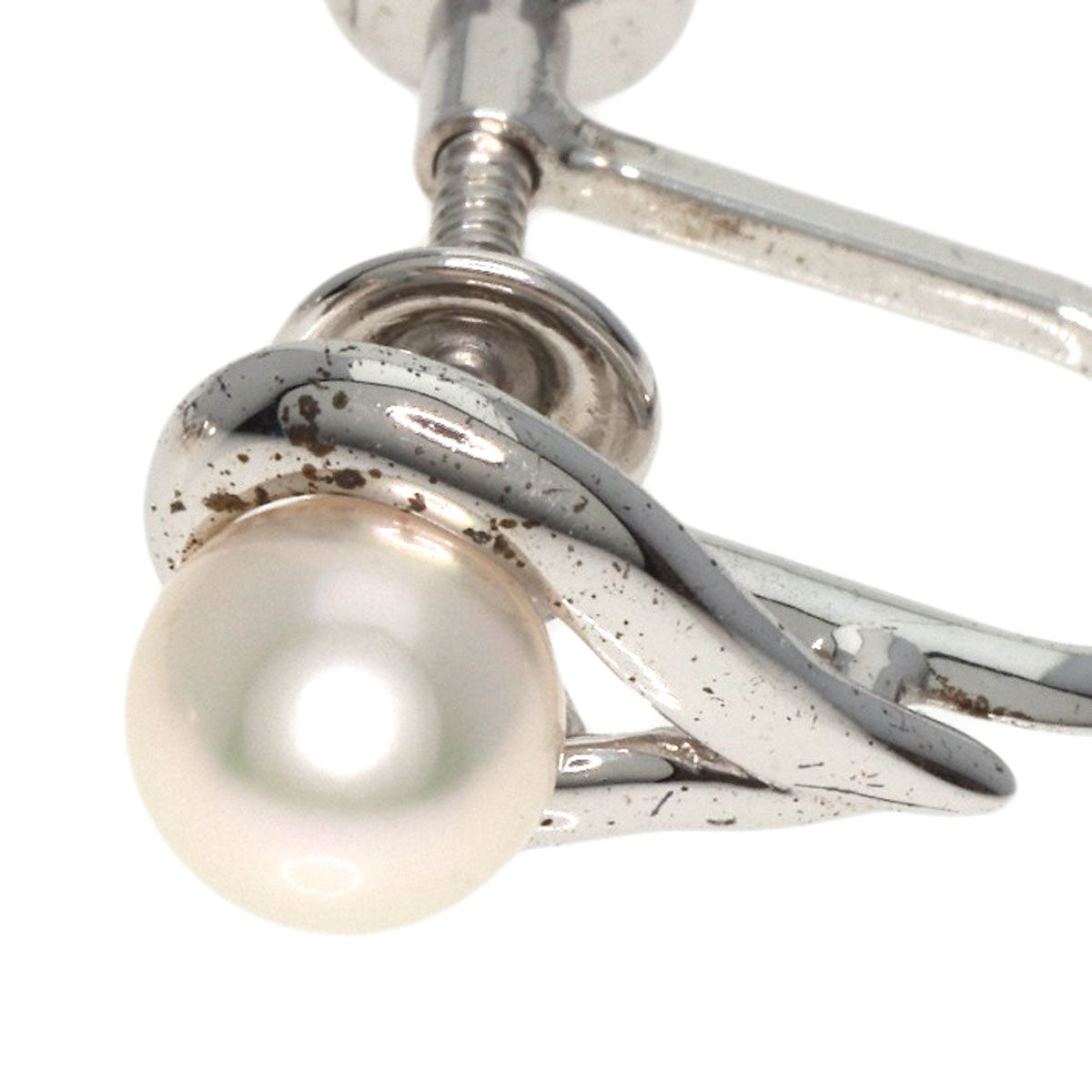 MIKIMOTO   Earring Pearl Pearl Silver Ladies