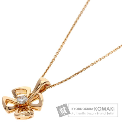 BVLGARI   Necklace Fiorever Diamond K18 Pink Gold Ladies
