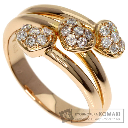 Ponte Vecchio   Ring Diamond K18 Pink Gold Ladies