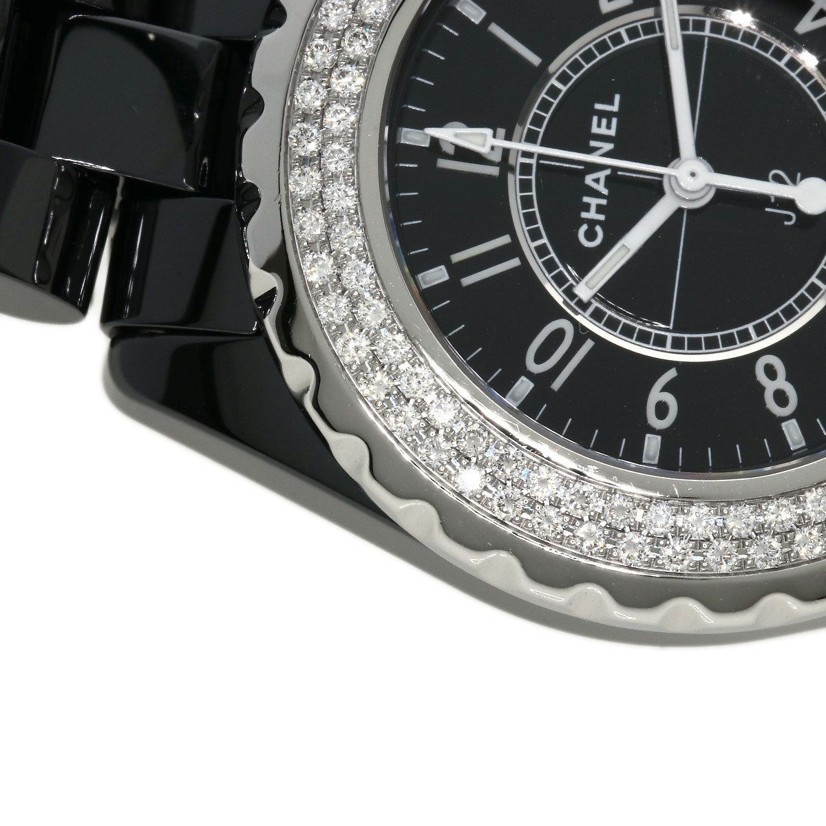 CHANEL J12 1.3" Bezel Diamond Watches H0949 Ceramic/Ceramic Ladies