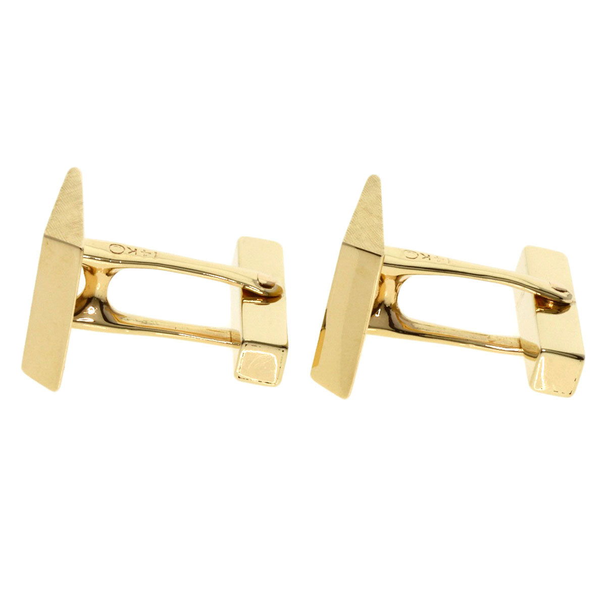 TIFFANY&Co.   cuffs Square K14 Yellow Gold mens