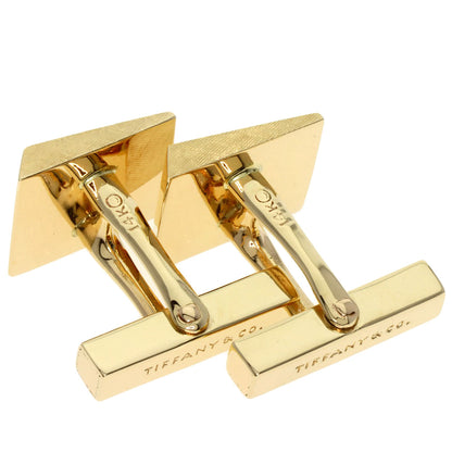 TIFFANY&Co.   cuffs Square K14 Yellow Gold mens