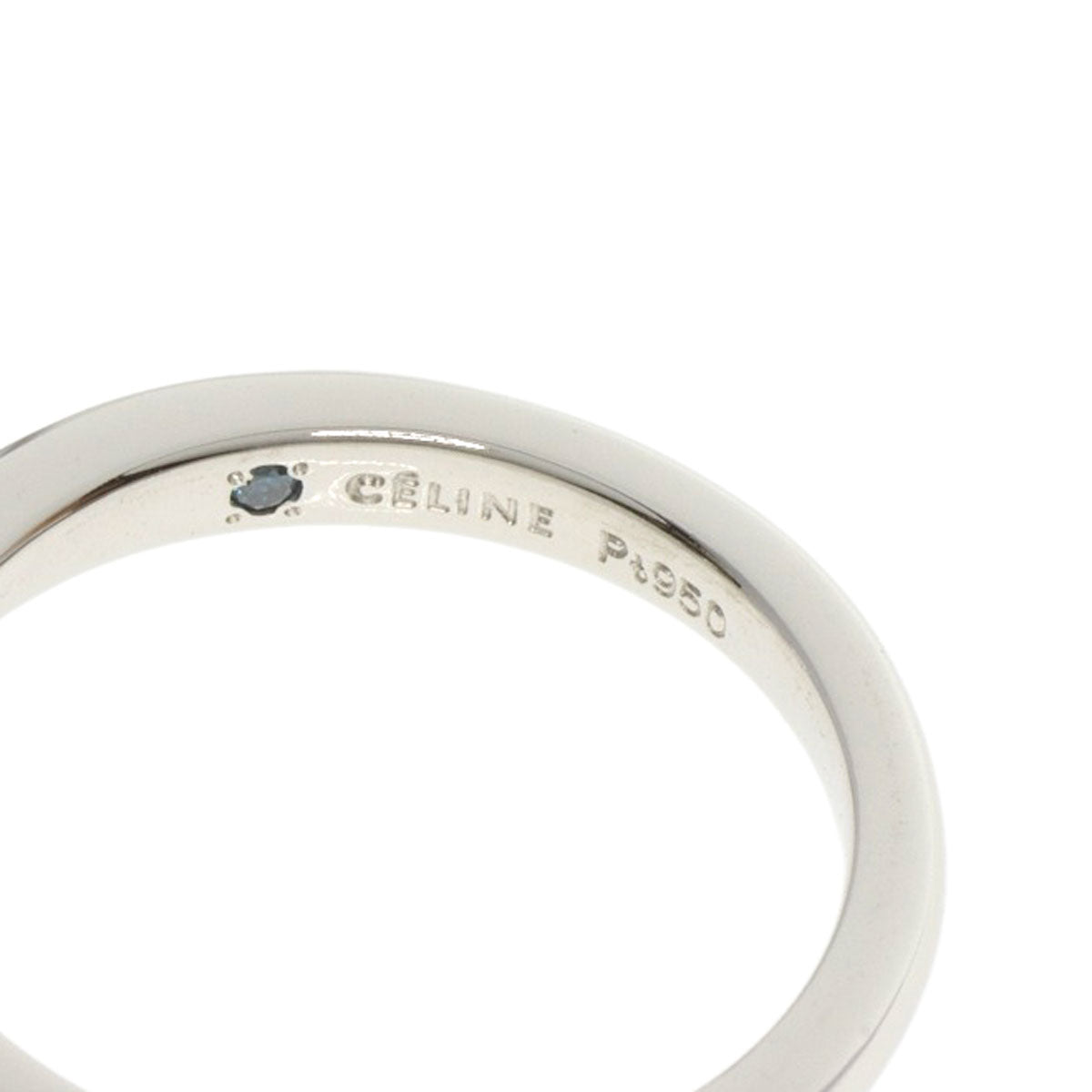 CELINE   Ring Diamond Platinum PT950 Ladies