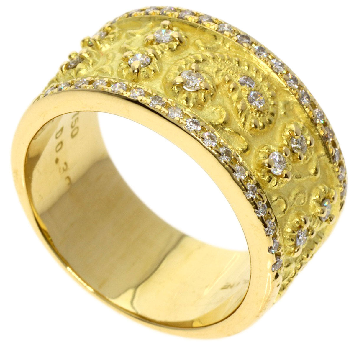 CELINE   Ring Diamond K18 Yellow Gold Ladies