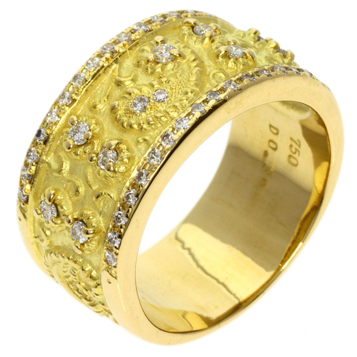 CELINE   Ring Diamond K18 Yellow Gold Ladies