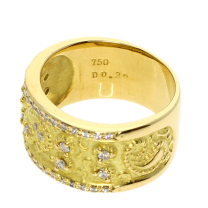 CELINE   Ring Diamond K18 Yellow Gold Ladies