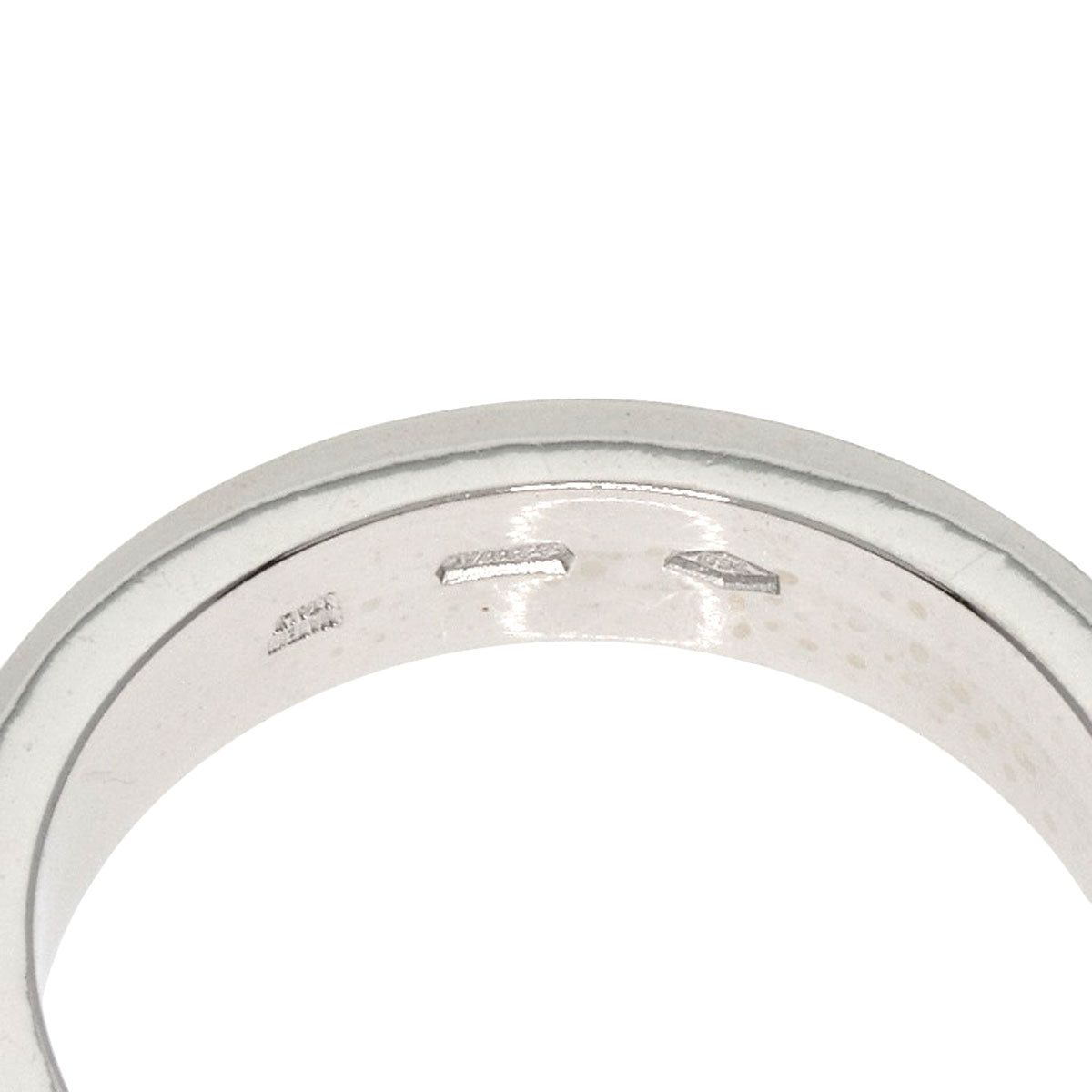 BVLGARI   Ring Double logo 1P Diamond K18 White Gold Ladies