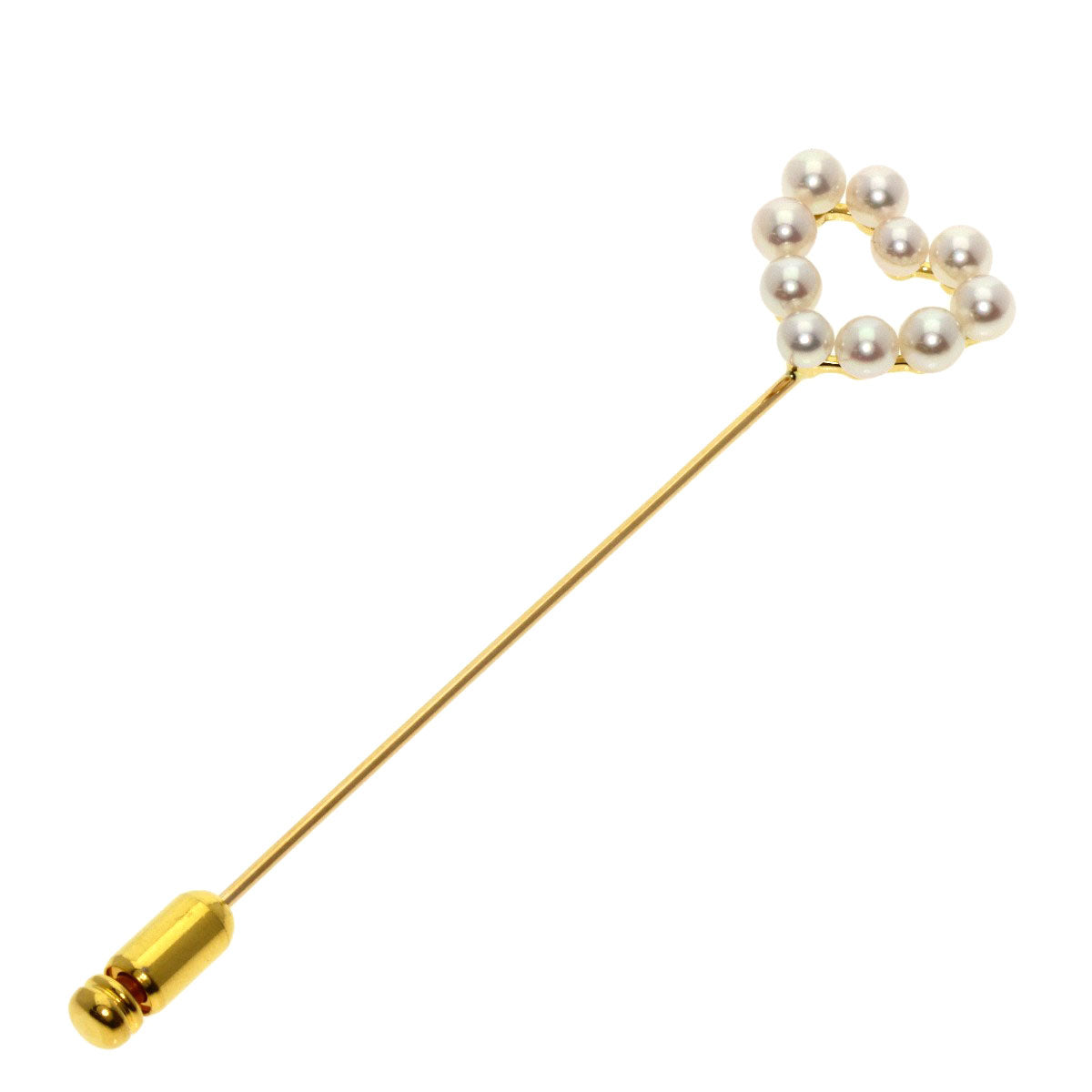 MIKIMOTO   Brooch Baby Pearl Pearl Pin Brooch K18 Yellow Gold Ladies