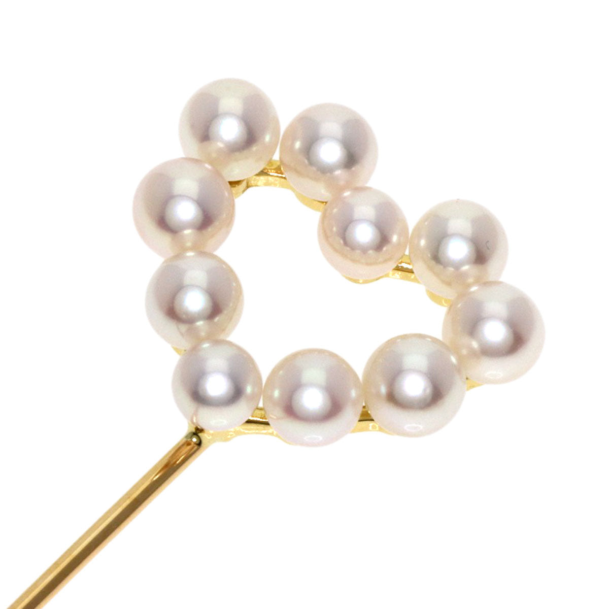 MIKIMOTO   Brooch Baby Pearl Pearl Pin Brooch K18 Yellow Gold Ladies