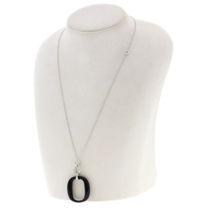 Damiani   Necklace D-lace Diamond Onyx K18 White Gold Ladies