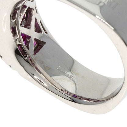 Damiani   Ring Mystery Setting Ruby Diamond K18 White Gold Ladies