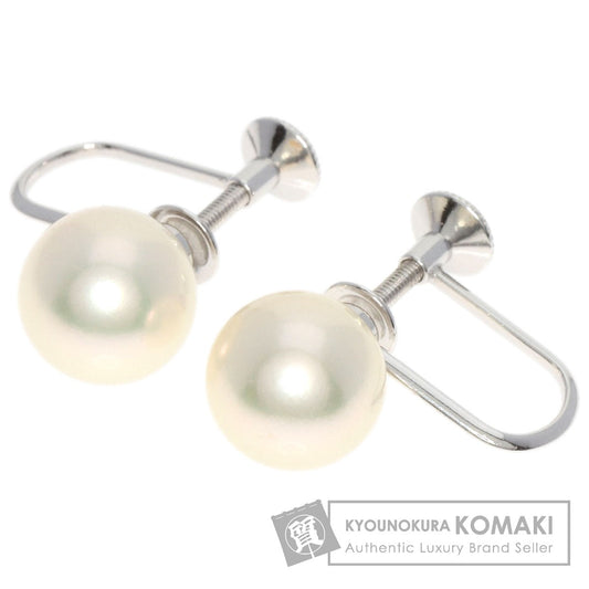 MIKIMOTO   Earring Akoya pearl Pearl K18 White Gold Ladies