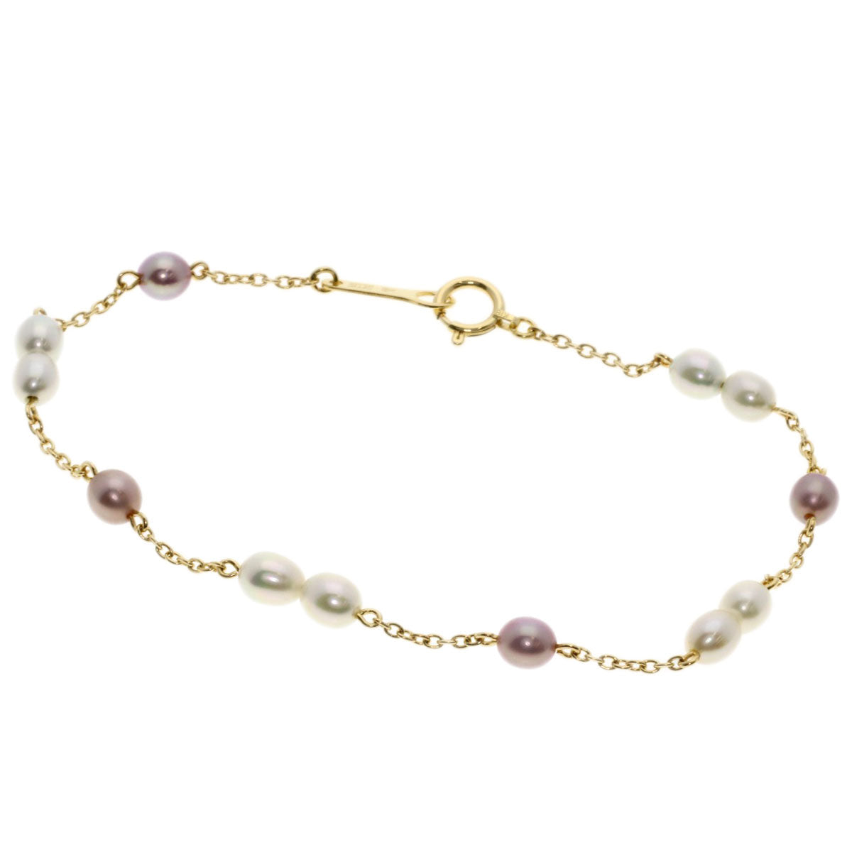 TASAKI   Bracelet Station Tamsui Pearl Pearl K18 Yellow Gold Ladies