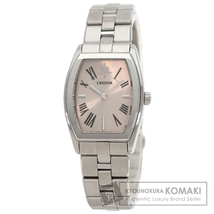 SEIKO CREDOR aqua Watches 4J81-0AE0 Stainless Steel/Stainless Steel Ladies