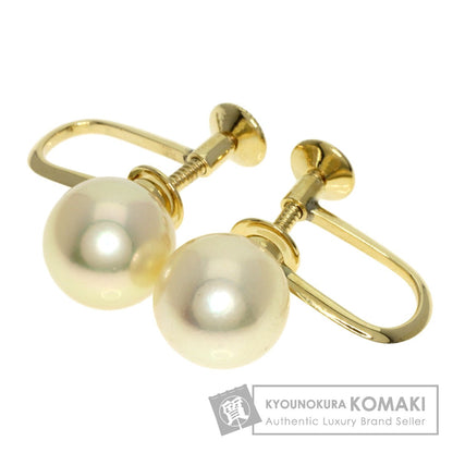 MIKIMOTO   Earring Akoya pearl Pearl K14 Yellow Gold Ladies