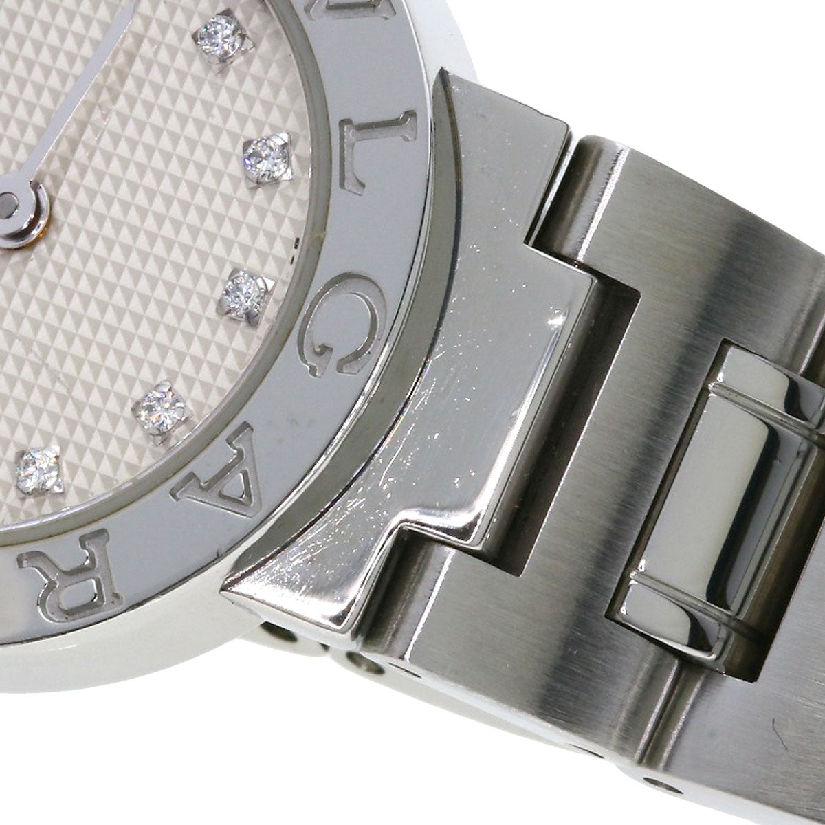 BVLGARI BVLGARI BVLGARI 12P Diamond Watches BB23SS Stainless Steel/Stainless Steel Ladies