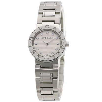 BVLGARI BVLGARI BVLGARI 12P Diamond Watches BB23SS Stainless Steel/Stainless Steel Ladies