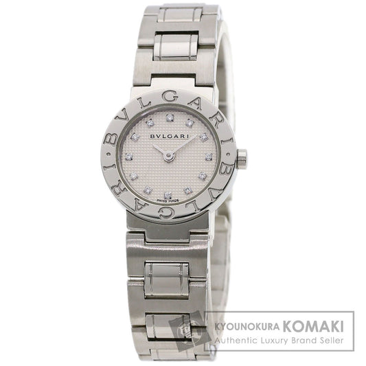 BVLGARI BVLGARI BVLGARI 12P Diamond Watches BB23SS Stainless Steel/Stainless Steel Ladies