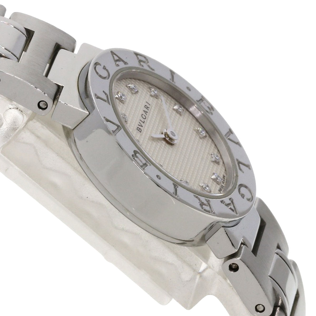 BVLGARI BVLGARI BVLGARI 12P Diamond Watches BB23SS Stainless Steel/Stainless Steel Ladies