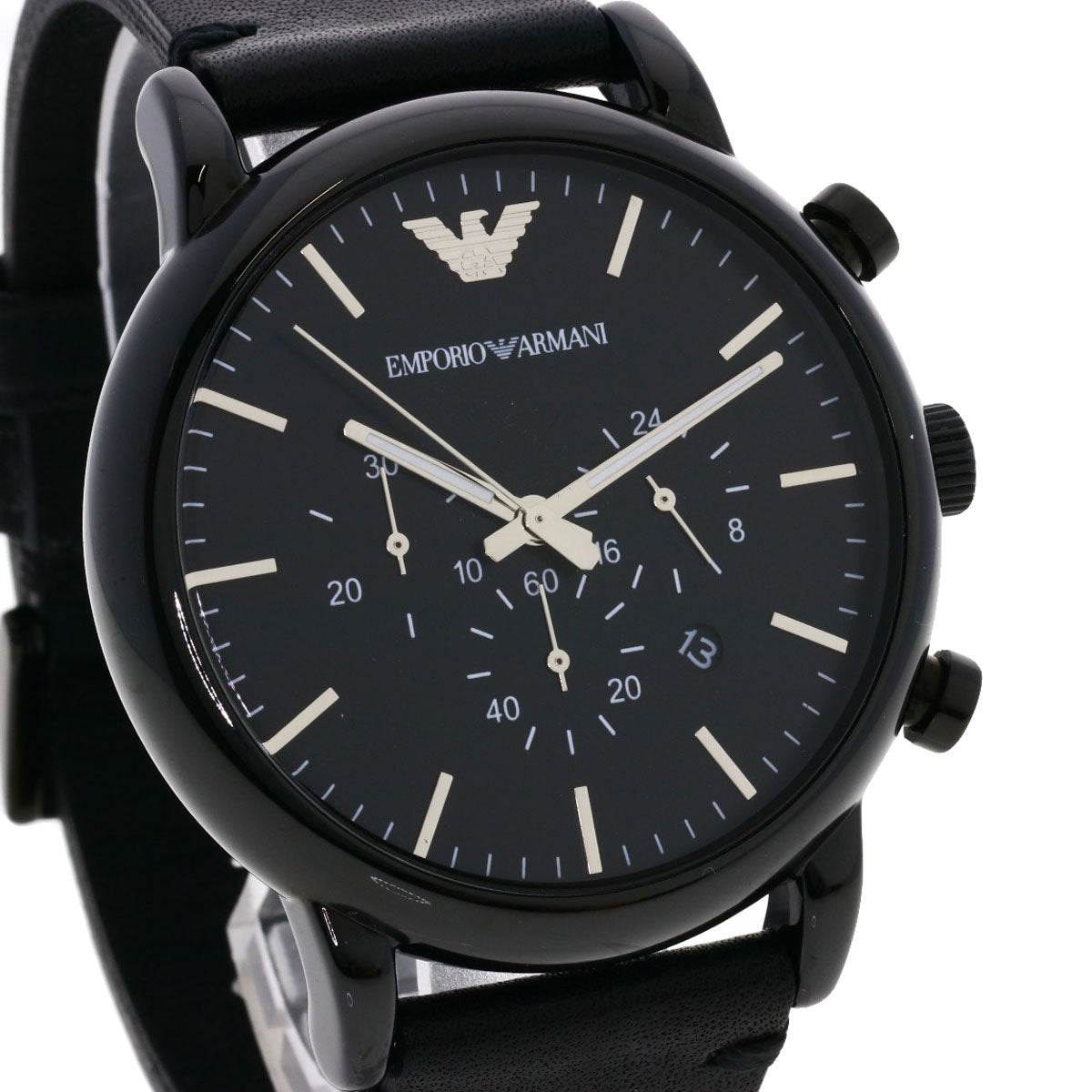 Emporio Armani Armani AR1918 Watches AR1918 Stainless Steel/Leather mens