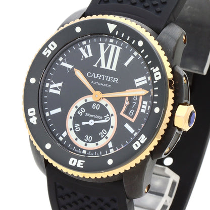 CARTIER Caliber diver Watches W2CA0004 Stainless Steel/Rubber mens