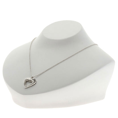 TIFFANY&Co.   Necklace Twist heart Silver Ladies