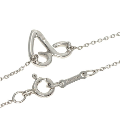 TIFFANY&Co.   Necklace Initial V Silver Ladies