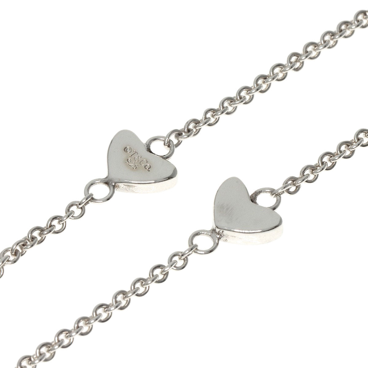 TIFFANY&Co.   Necklace Heartlink lariat Silver Ladies