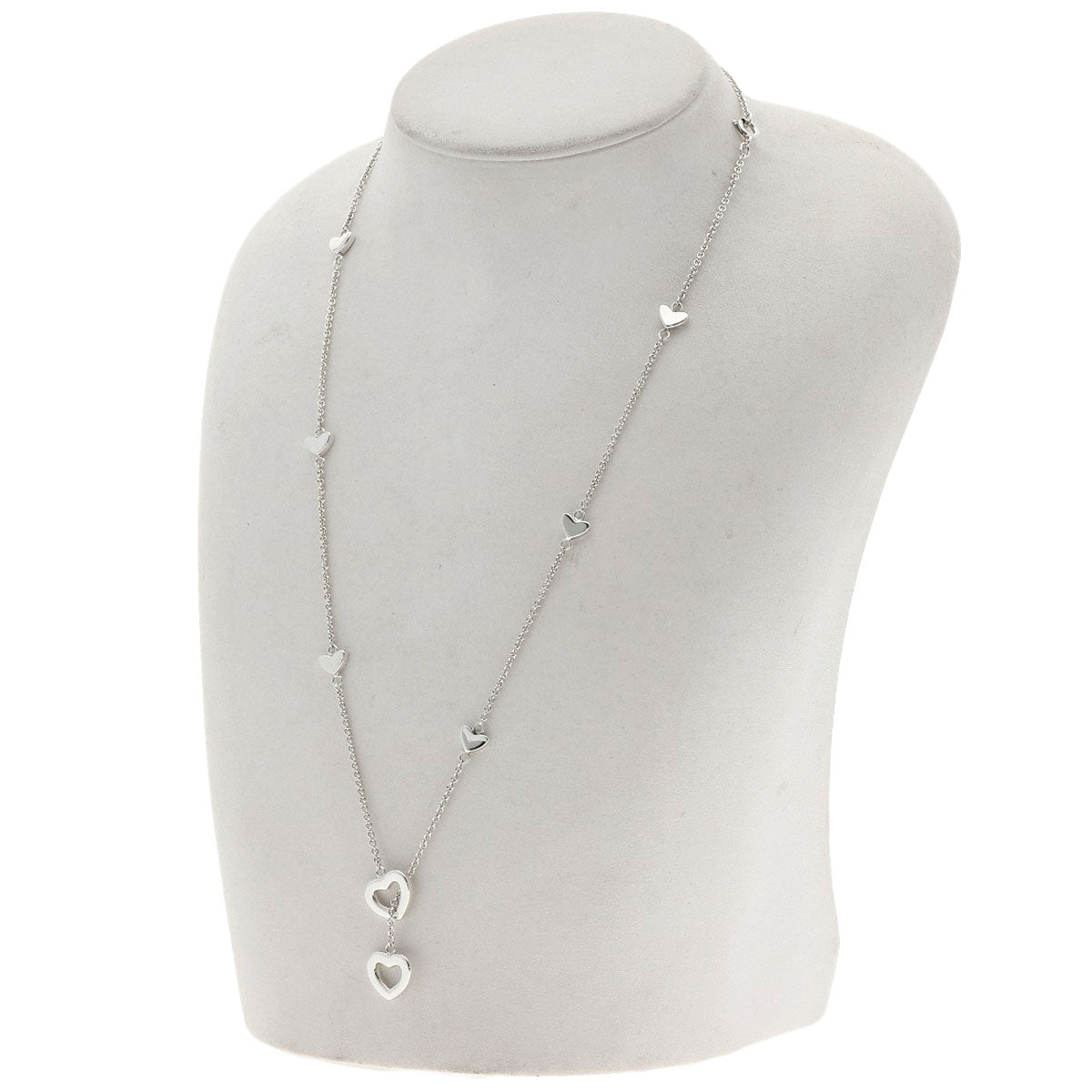 TIFFANY&Co.   Necklace Heartlink lariat Silver Ladies