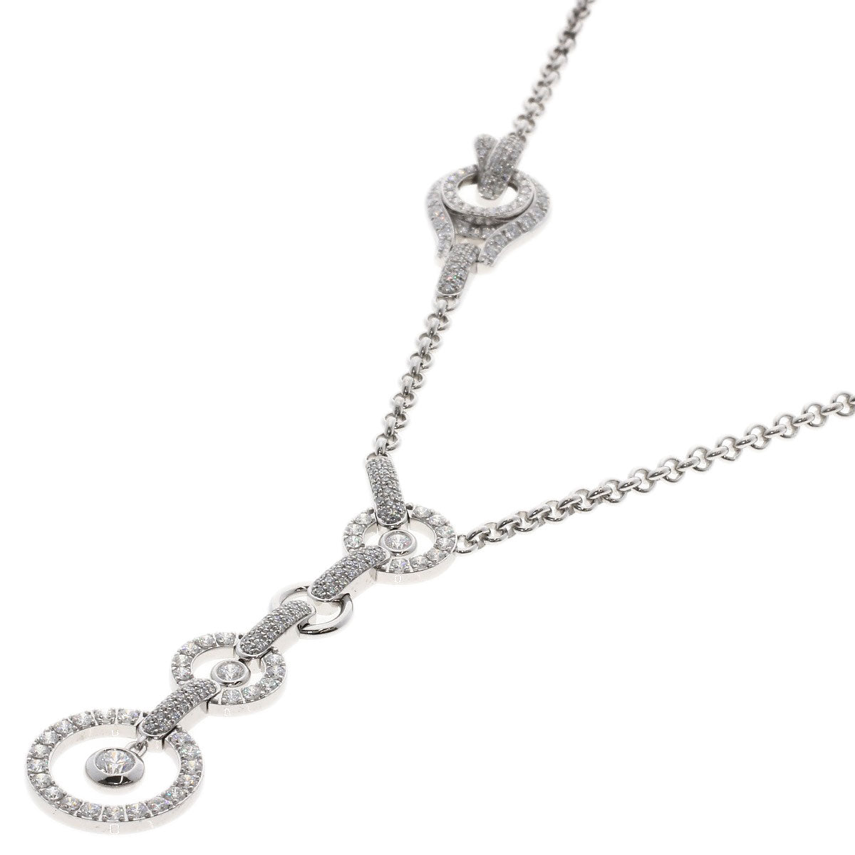 PIAGET   Necklace Diamond K18 White Gold Ladies