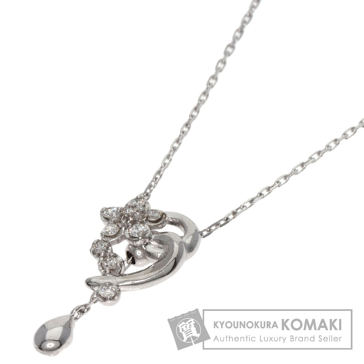 VANDOME   Necklace Diamond K18 White Gold Ladies