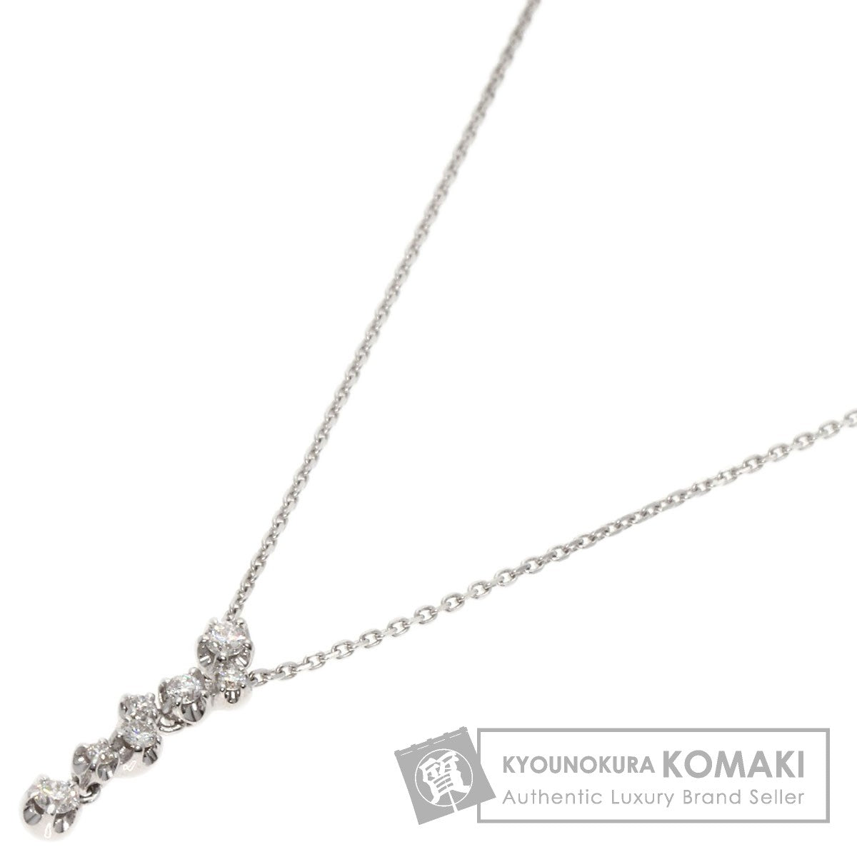 STAR JEWELRY   Necklace Diamond K18 White Gold Ladies