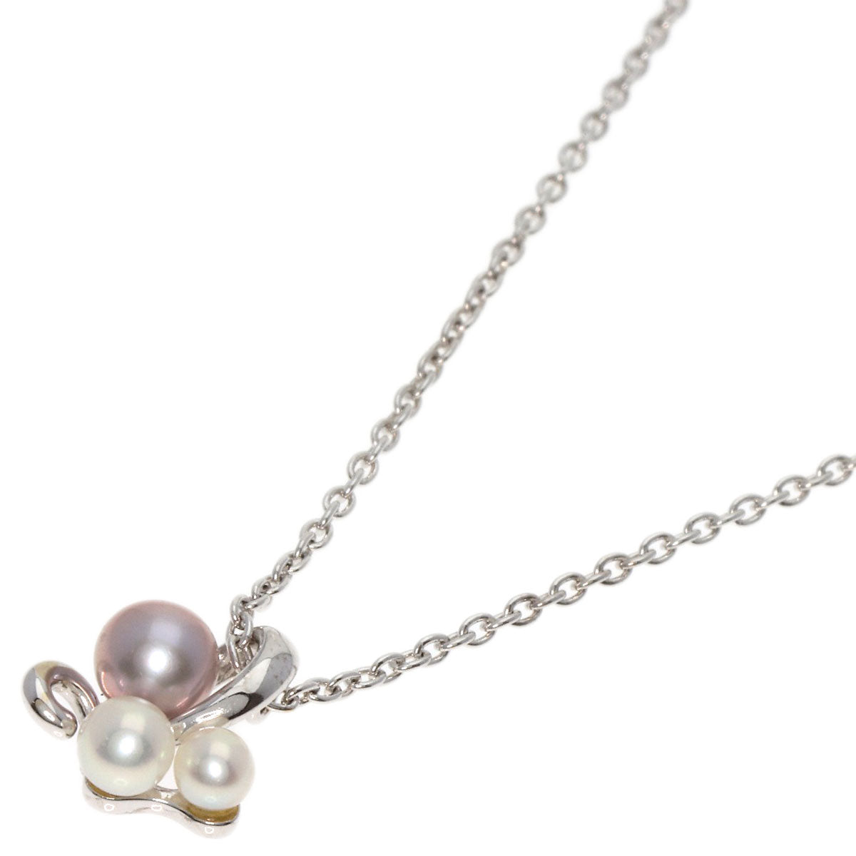 TASAKI   Necklace Pearl Pearl K18 White Gold Ladies