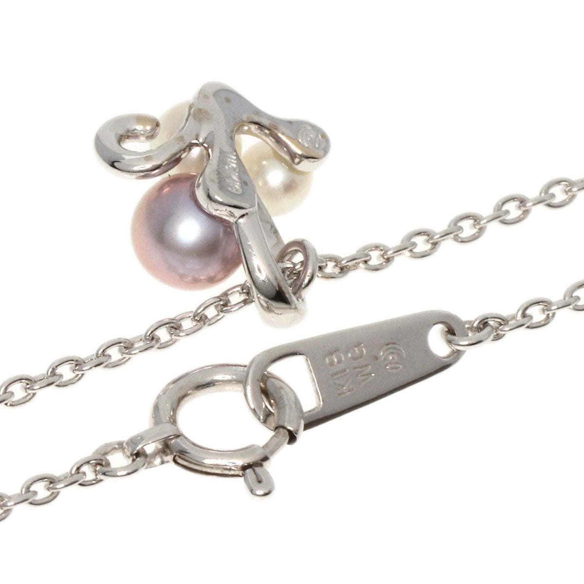 TASAKI   Necklace Pearl Pearl K18 White Gold Ladies