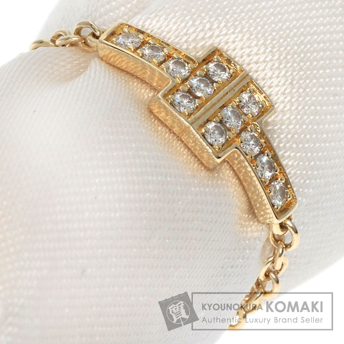 TIFFANY&Co.   Ring TChain Diamond K18 Yellow Gold Ladies