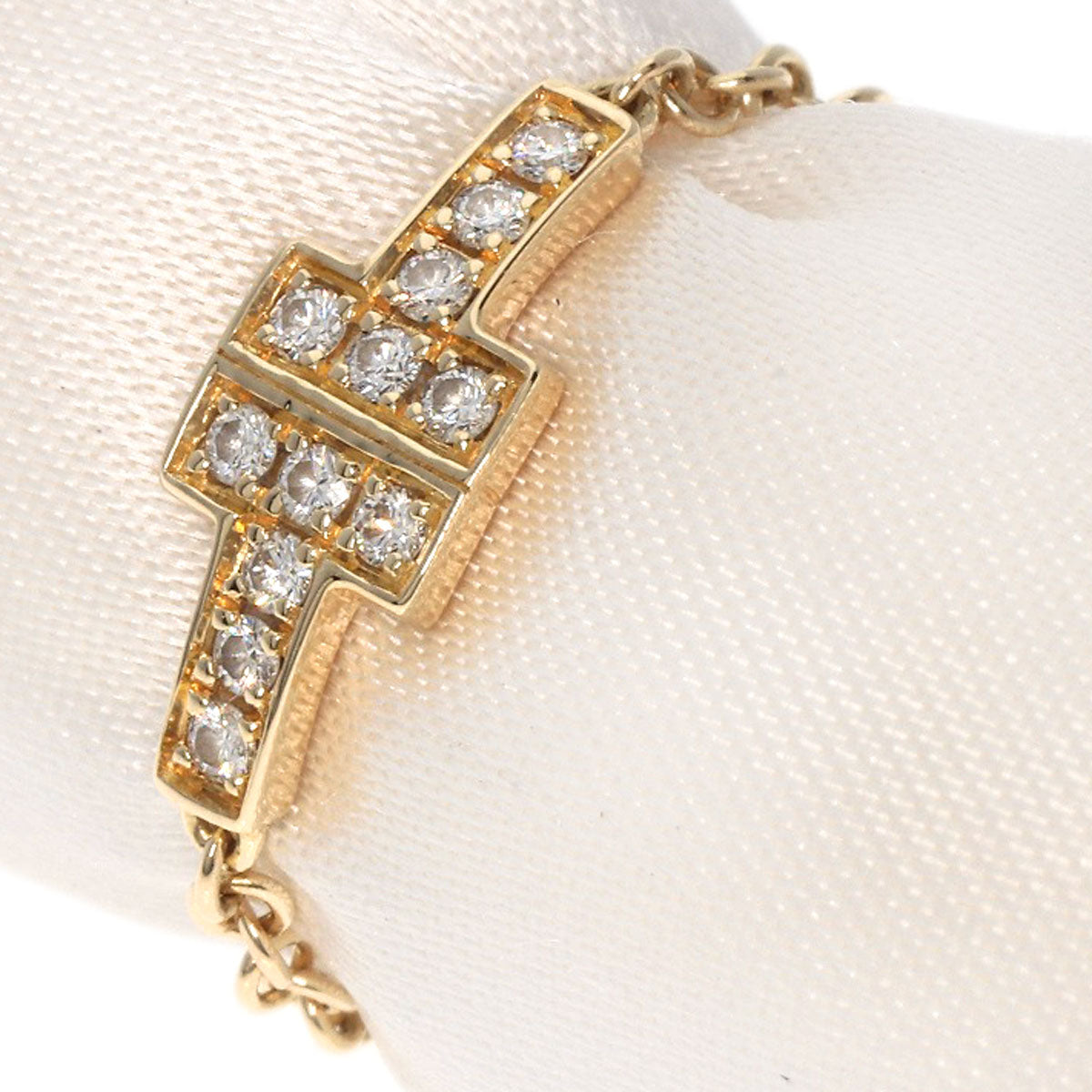 TIFFANY&Co.   Ring TChain Diamond K18 Yellow Gold Ladies