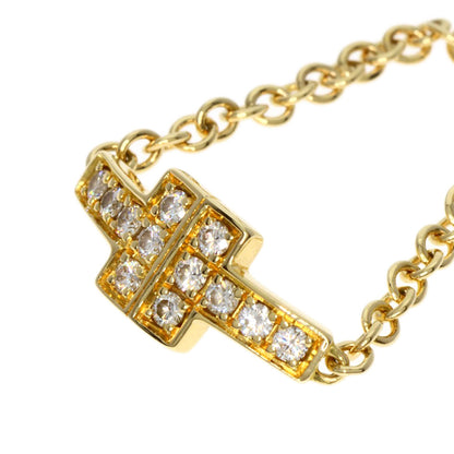 TIFFANY&Co.   Ring TChain Diamond K18 Yellow Gold Ladies