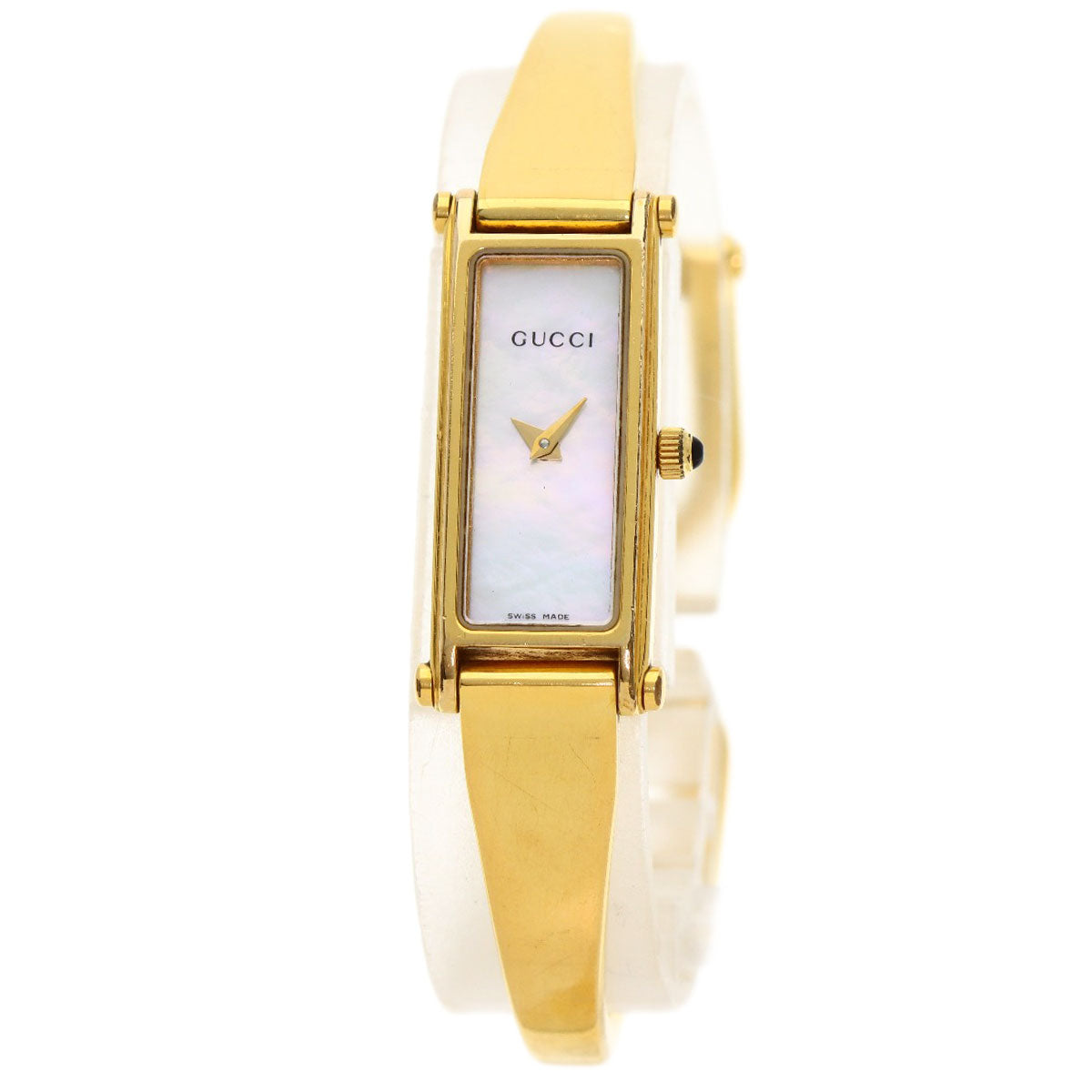 GUCCI Square face Watches 1500L Gold Plated/Gold Plated Ladies